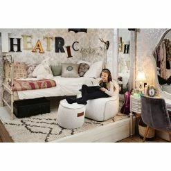 SACKit Cobana Pouf Junior - Ø 35 Cm - Höhe 42 Cm - White -Qeeboo shop unnamed file 626