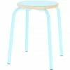 Jan Kurtz PARIS Sitzhocker - Ø 32 Cm - Höhe 46 Cm - Türkis/türkis -Qeeboo shop unnamed file 641