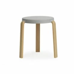 Normann Copenhagen Tap Stool Hocker Oak - H 43 X Ø 35 Cm - Grey