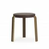Normann Copenhagen Tap Stool Hocker Walnut - H 43 X Ø 35 Cm - Aubergine -Qeeboo shop unnamed file 673