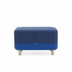 Normann Copenhagen Sumo Pouf - H 40 X B 65 X T 45 Cm - Blue Hybrid