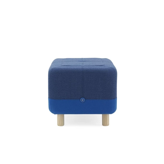 Normann Copenhagen Sumo Pouf - H 40 X B 65 X T 45 Cm - Blue Hybrid 4 Normann Copenhagen Sumo Pouf - H 40 X B 65 X T 45 Cm - Blue Hybrid – Bild 2