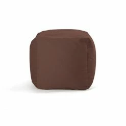 Sitting Bull SQUARE BULL Hocker Outdoor - 42x42 Cm - Höhe 46 Cm - Braun-grau