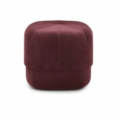 Normann Copenhagen Circus Pouf Hocker - 40x46x46 Cm - Dark Red
