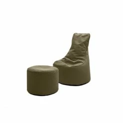 Sitting Bull CHILL SEAT Hocker - Ø 50 Cm - Höhe 35 Cm - Almond -Qeeboo shop unnamed file 770