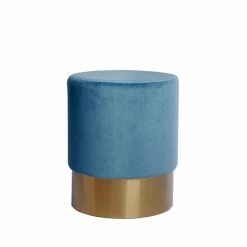 Kayoom Nano Hocker Rund - Ø 35 Cm X Höhe 42 Cm - Petrol