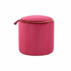 Kayoom Reese Hocker - 43x43x42 Cm - Dunkelrot