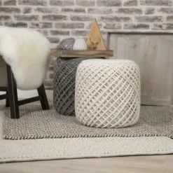 Obsession My Pouf Royal Hocker - 40x40 Cm - Ivory -Qeeboo shop unnamed file 844