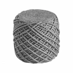 Obsession My Pouf Royal Hocker - 40x40 Cm - Silver