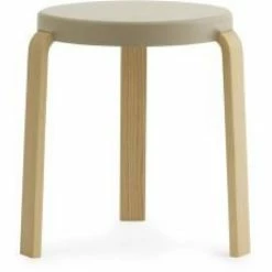 Normann Copenhagen Tap Hocker Eichenfurnier - H 43 Cm X Ø 35 Cm - Sand