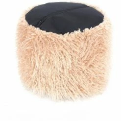 Kayoom FELLPOUF Bobtail 125 - 45x45x38 Cm - Beige / Braun -Qeeboo shop unnamed file 872
