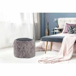 Kayoom FELLPOUF Bobtail 125 - 45x45x38 Cm - Dunkelgrau / Schwarz 13 Kayoom FELLPOUF Bobtail 125 - 45x45x38 Cm - Dunkelgrau / Schwarz -Qeeboo shop unnamed file 881
