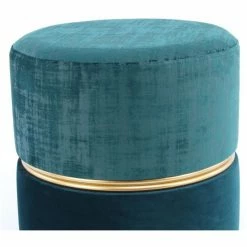 Kayoom HOCKER Cleopatra 625 - 40x40x40 Cm - Petrol / Dunkelgrün -Qeeboo shop unnamed file 957