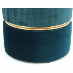 Kayoom HOCKER Cleopatra 625 - 40x40x40 Cm - Petrol / Dunkelgrün -Qeeboo shop unnamed file 958