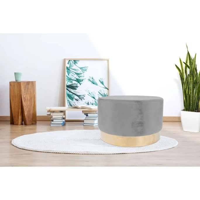 Kayoom HOCKER Nano 510 - 55x55x43 Cm - Grau 5 Kayoom HOCKER Nano 510 - 55x55x43 Cm - Grau – Bild 3