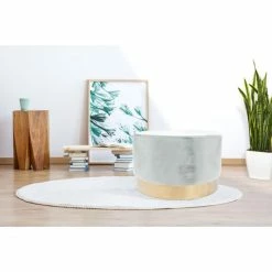 Kayoom HOCKER Nano 510 - 55x55x43 Cm - Weiß / Mintgrün -Qeeboo shop unnamed file 998